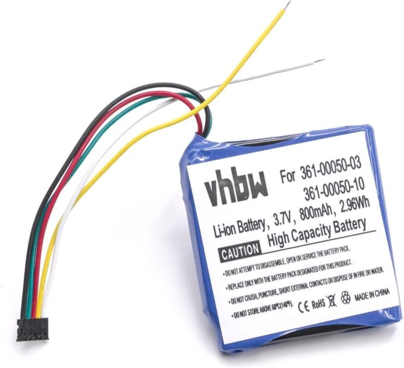 Vhbw - Akku kompatibel mit Garmin Edge 510 gps Fahrradcomputer Radcomputer (800 mAh, 3,7 v, Li-Ion)