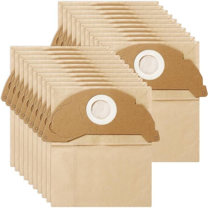 20 Staubsaugerbeutel für WD2 MV2 WD 2.200 WD2250 A2004 A2054 A2099, 6.904-322.0 Saugroboter, Kärcher Staubsaugerbeutel