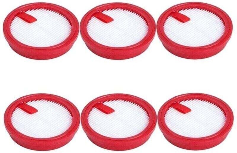 6-teiliges Reinigungsset für waschbare HEPA-Filter, XU, passend für den kabellosen Staubsauger Puppy T10 Pro - KZQ