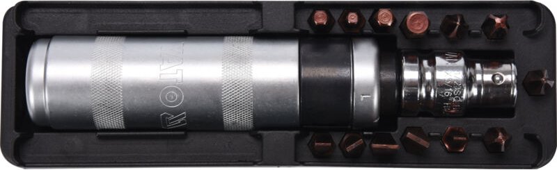 Schlagschraubendreher Mit Magnetischen Bits 15 Stk - Yt-28015