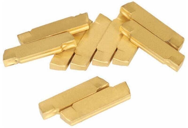 Hartmetall-Wendeschneidplatten für Mgehr/Mgivr-Drehmaschinen-Nutfräser, 10 Stück