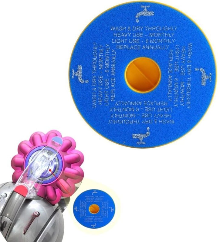Waschbarer Vorfilter für DC05, DC08, DC14 und DC15 Staubsauger – Ersatz-Innenfilter, DC08-Filter, DC15-Filter, DC14-Filt...