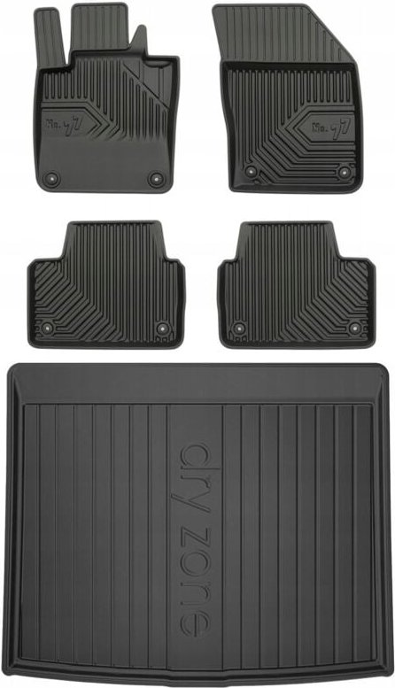 SET 77 Gummimatten und Abdeckung Volvo S60 3 ab 2018-