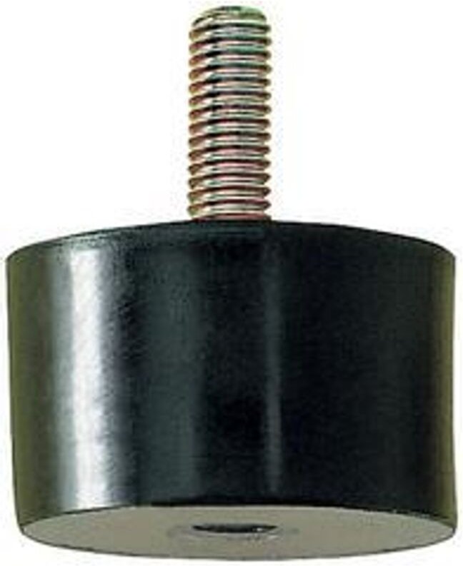 Gummi-Metall-Puffer zylindrisch Typ b D75xH40mm M12x37 NR55