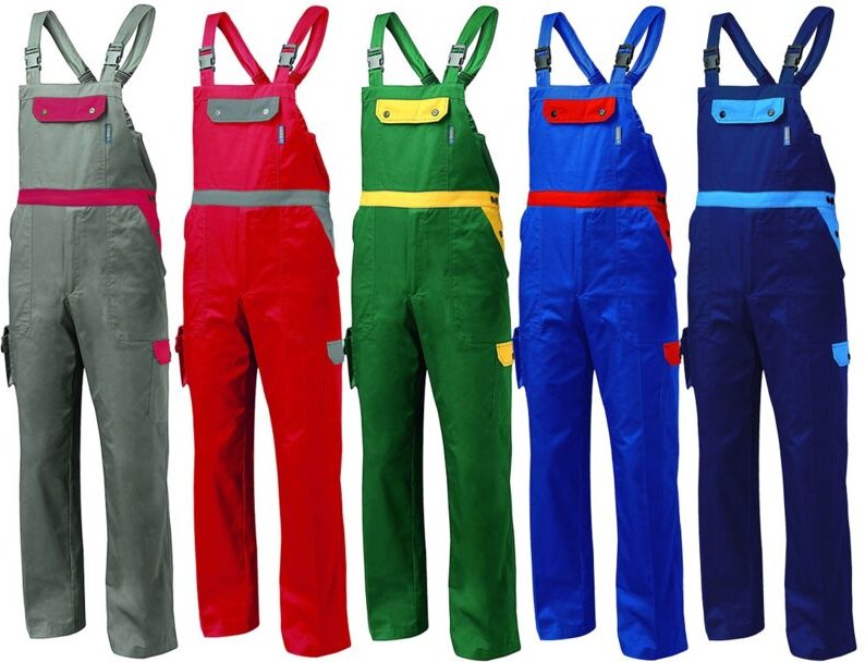 Danubio 11SA0002 Arbeitslatzhose - l - Hellblau - Siggi