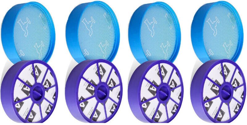 Dyson DC29 DC19 DC19T2 DC20 DC21, 4-teiliges waschbares Ersatzfilterset für Staubsauger