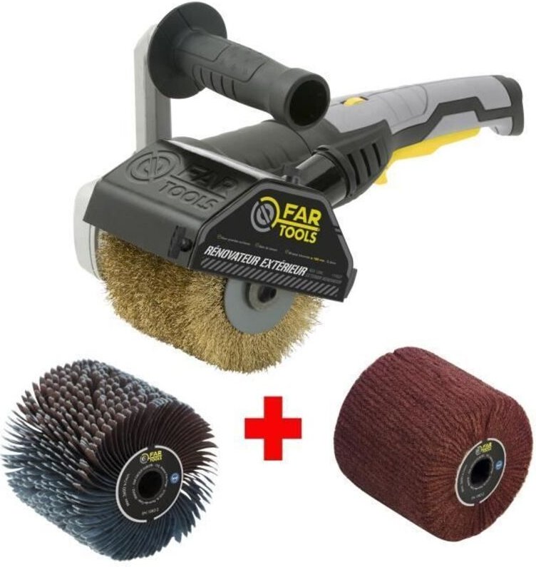 Fartools Pack 615127: R Innovator Rex120c + Nylonbürste Und Bänder Spezielles Holz, M Tal Und Stein Flach Oder Vollständ...