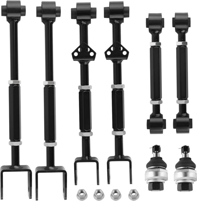 Einstellbar Querlenker Satz Querstrebe For Accord Tsx 2009-14 Hinten Vorne 8-Tlg