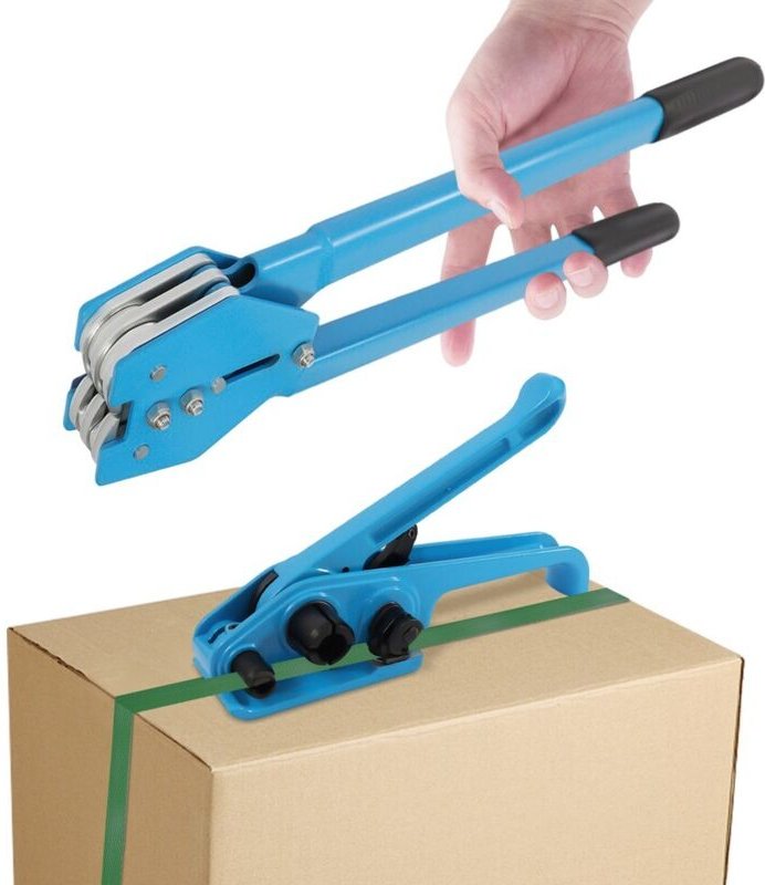 Senderpick - Umreifungsset für 16-19 mm breites Band , Umreifungsgerät, Verschlusszangenset