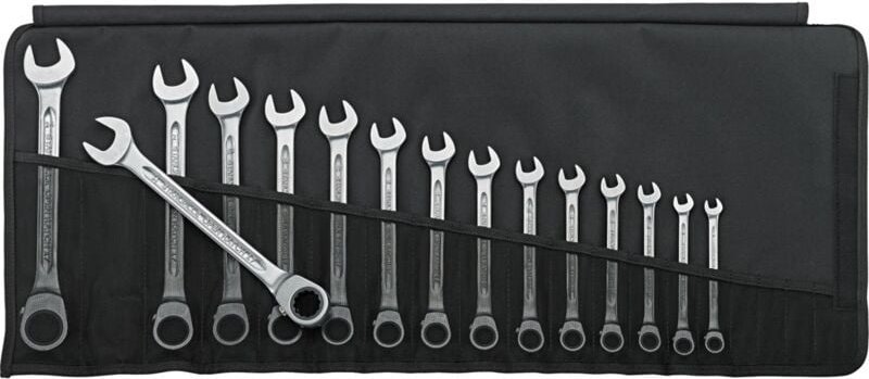 Stahlwille 17/15 Ringratschenschlüssel-Satz 8-24mm 8 9 10 11 12 13 14 15 16 17 18 19 21 22 24 mm