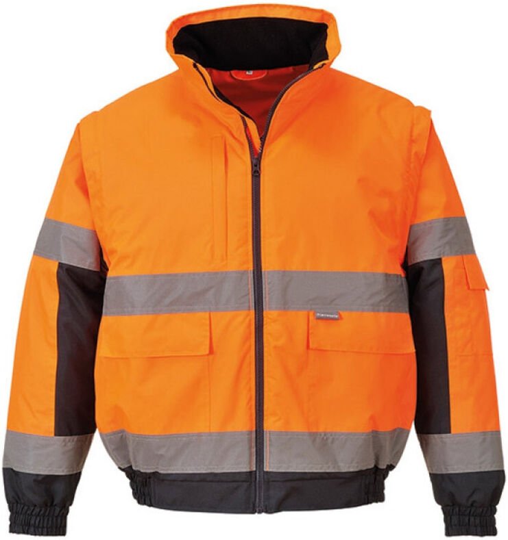 2-in-1 Jacke Hivis Farbe: Orange Größe: XXXL - Portwest