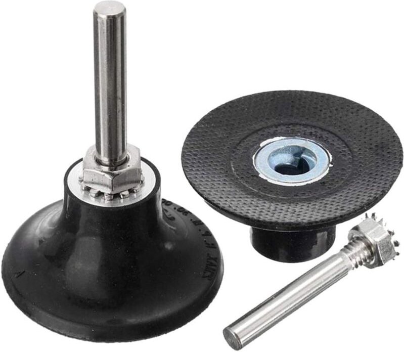 Stück 45 mm Polierscheiben-Pads, Schleifscheibenhalter, Dorn mit 6,35 mm Schaft, runder Verriegelungsscheibenhalter, Sch...