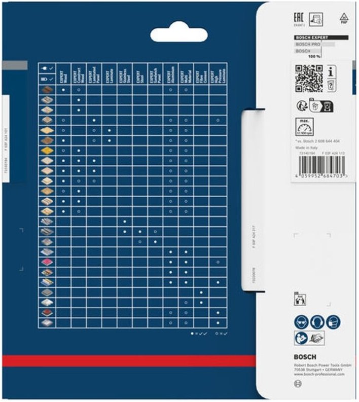 Bosch EXPERT Kreissägeblatt Wood, 160x1,8x20 mm, Z36