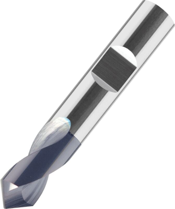 VHM-Anbohrer 90° TIALN HB 8 mm