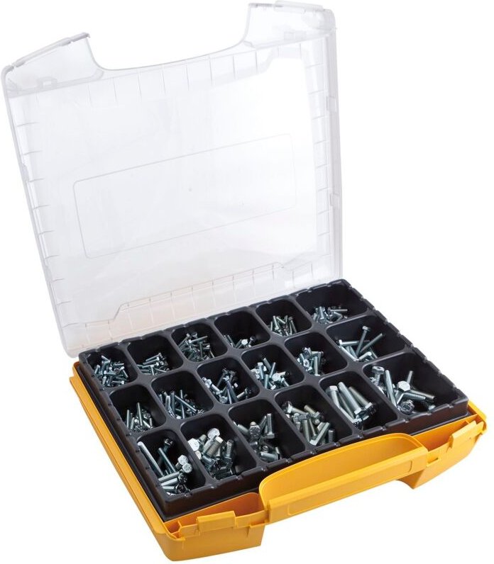 SCH-Sortimentskoffer Sechskantschrauben verzinkt 8.8 DIN933