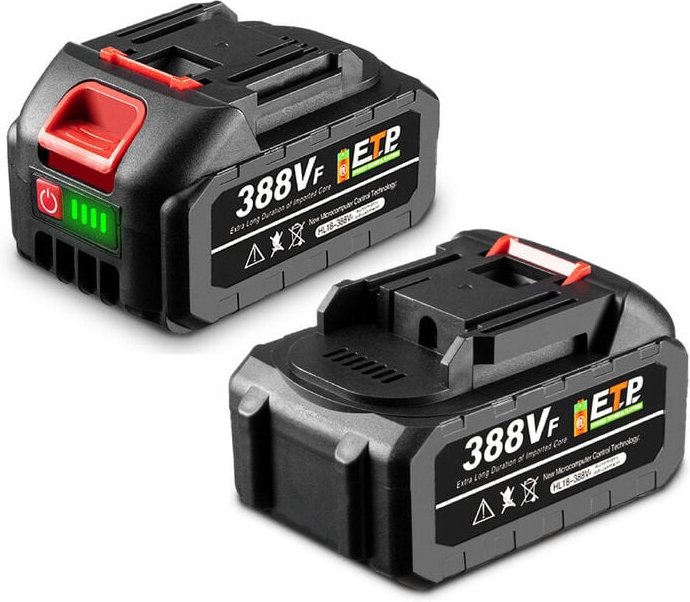 Onevan - Neuer Akku 18V Lithium Akku für Makita 18V B-Serie Akku mit Akkuanzeige für Bohrmaschine/Säge/Winkelschleifer