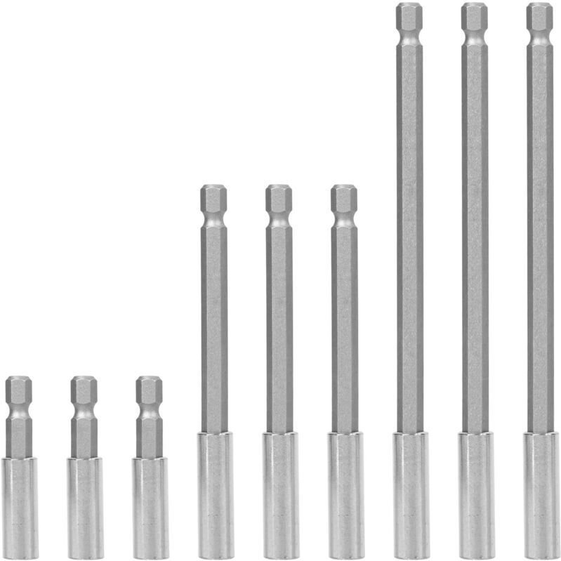 9-teiliger Schraubendreher-Bithalter (60/100/150 mm), magnetischer Bithalter, magnetischer Schraubendreher-Bit, Schraube...