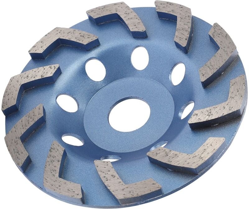 Diamantschleifscheibe, 125-mm-Diamantschleifscheibe, 10-Liter-Diamantschleiftopf, Werkzeugset, 125-mm-blaue Diamantschle...