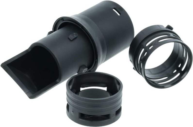 vhbw Schlauch-Adapter kompatibel mit Taski AERO 8, 15, 15 Plus Staubsauger, Staubsaugerschlauch - Anschlussadapter Schwa...