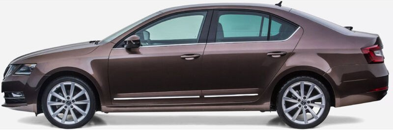 Skoda Octavia III 2013+ CHROM Seitentürleisten