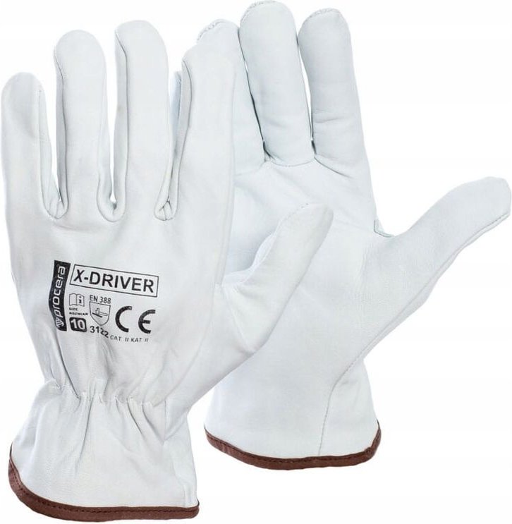 X-DRIVER Arbeitshandschuhe aus Vollziegenleder 10