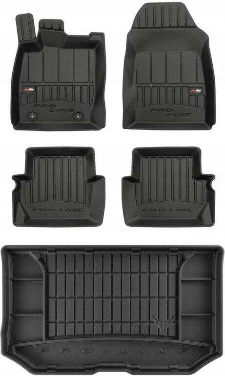 3D SET Gummimatten und Fußmatten Ford Fiesta Mk8 Active 2017-2023 g