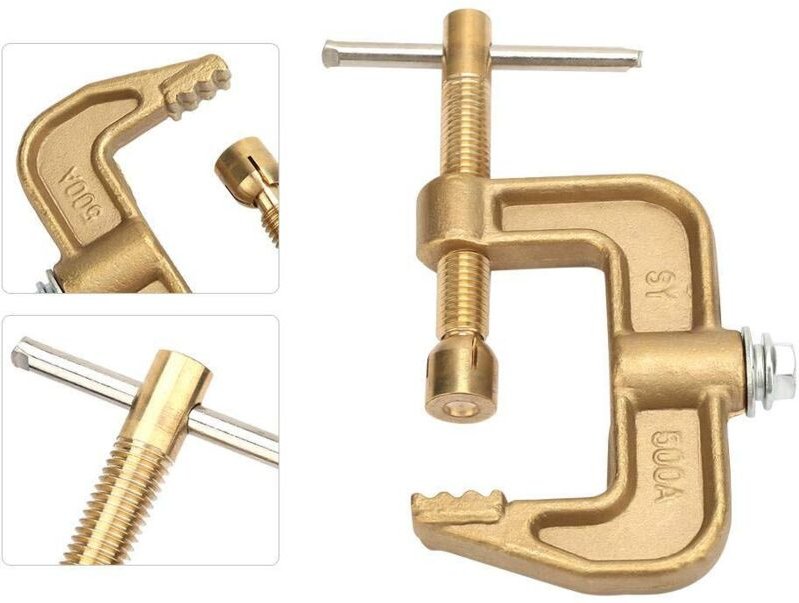500A Typ G Messing-Erdungsflansch-Montagewerkzeug für die industrielle Holz- und Metallbearbeitung