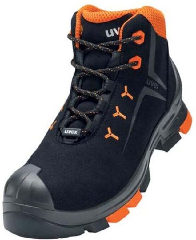 Uvex Sicherheitsstiefel S3 SRC uvex 2 aus Mikrovelours, uvex xenova Kunststoffkappe, Weite 12, Größe 46