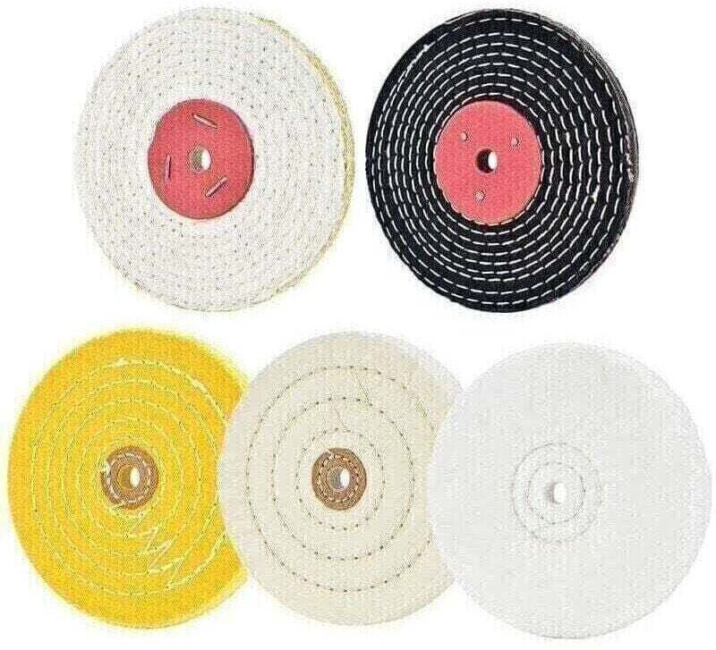 16-mm-Polierscheiben mit Widerhakenlöchern für Tischschleifer