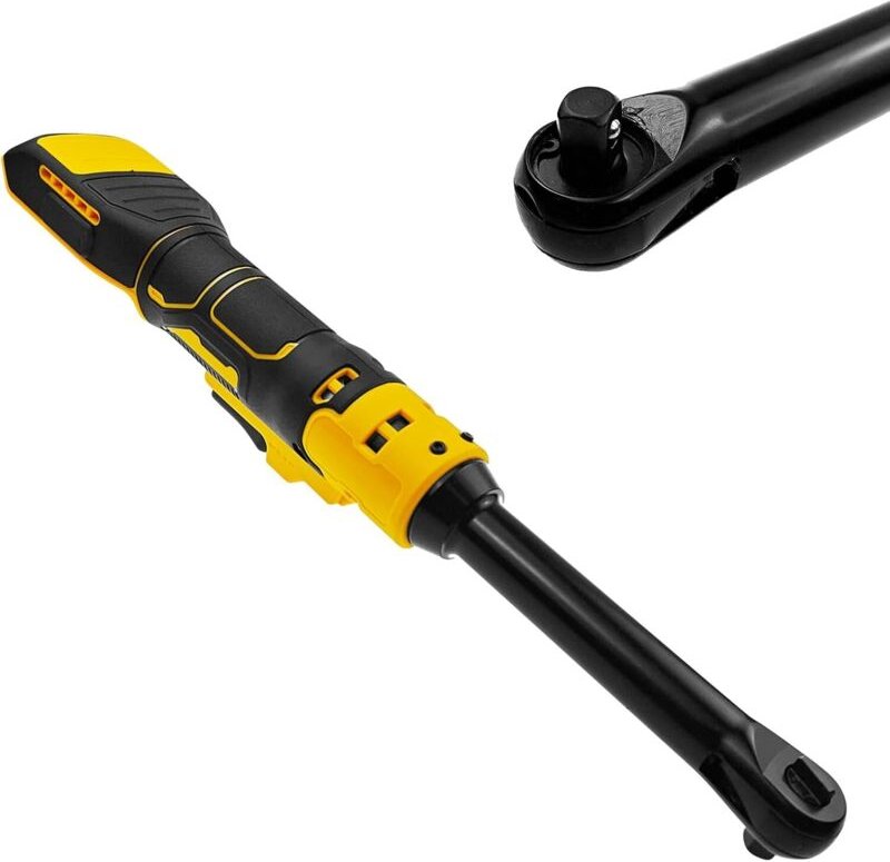 3/8"-Akku-Ratschenschlüssel, kompatibel mit Dewalt 20V-Akku, 80 Nm Drehmoment, 320 U/min