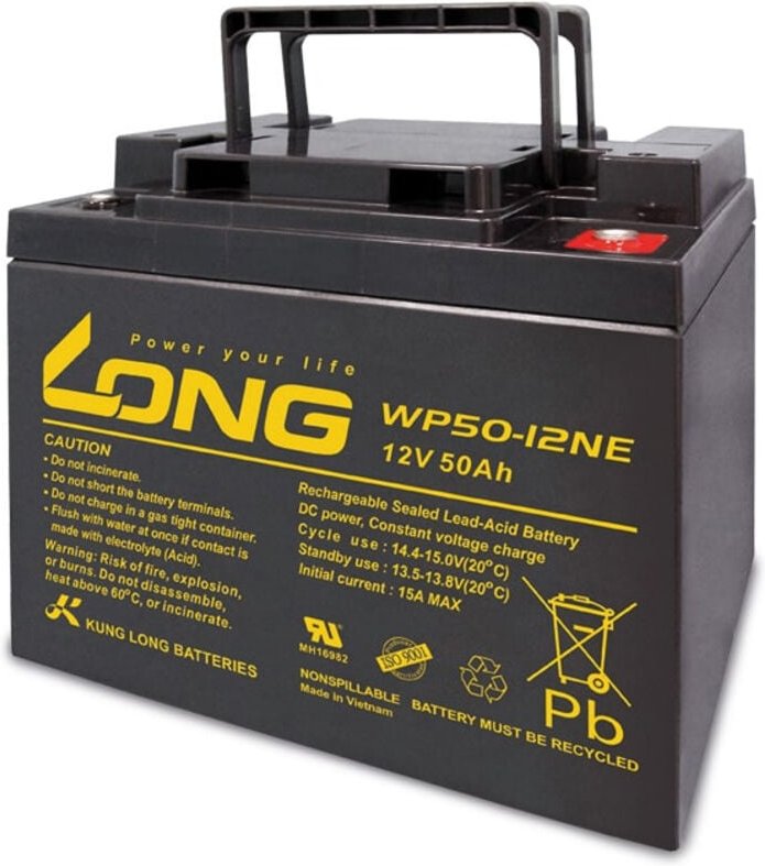 Kung long Blei-Akkumulator WP50-12NE, 12 V-/50 Ah, zyklisch