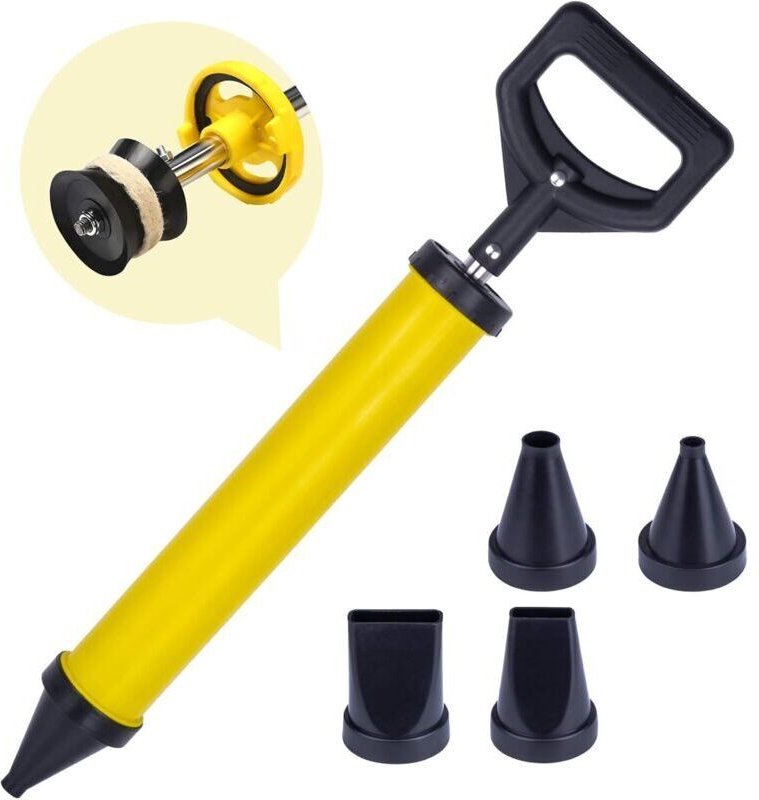 Mörserpistolen-Dichtmittel mit Mörserpressen-Zubehör: Mörserspritze + 4 Düsen