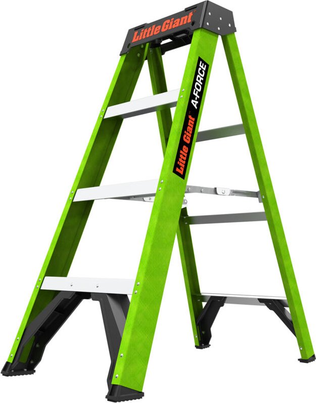 Little Giant A-Force Stufenleiter für Handwerk, Bau und Wartung 4 Stufen