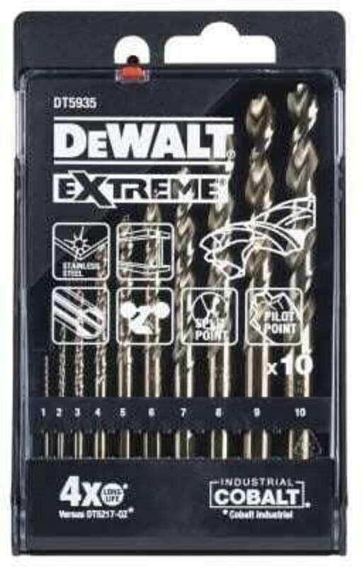 DEWALT KOBALTBOHRER-SET 10-tlg.