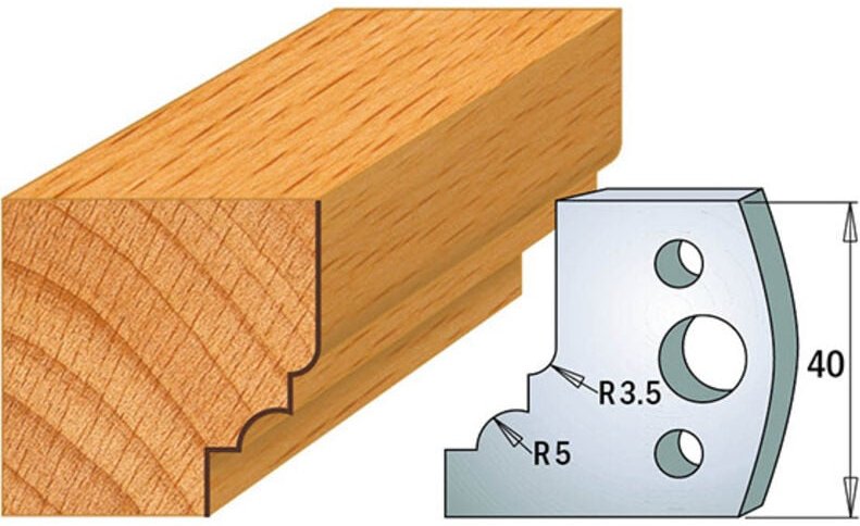 691.020 Paar Abweiser 40x4mm