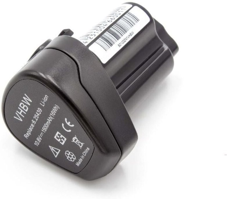 Vhbw - 1x Akku kompatibel mit Metabo kpa 10.8 400, PowerImpact 12, kpa 10.8, kpa 10.8 600 Werkzeug (1500 mAh, Li-Ion, 10...