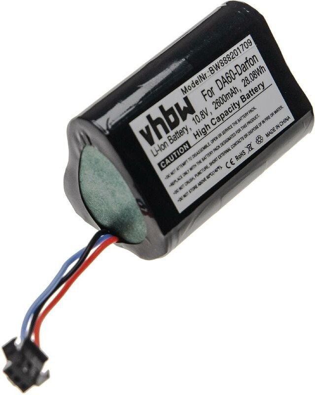 Akku kompatibel mit Ecovacs Deebot Slim 1, 10, 2 Staubsauger Home Cleaner Heimroboter (2600mAh, 10,8V, Li-Ion) - Vhbw