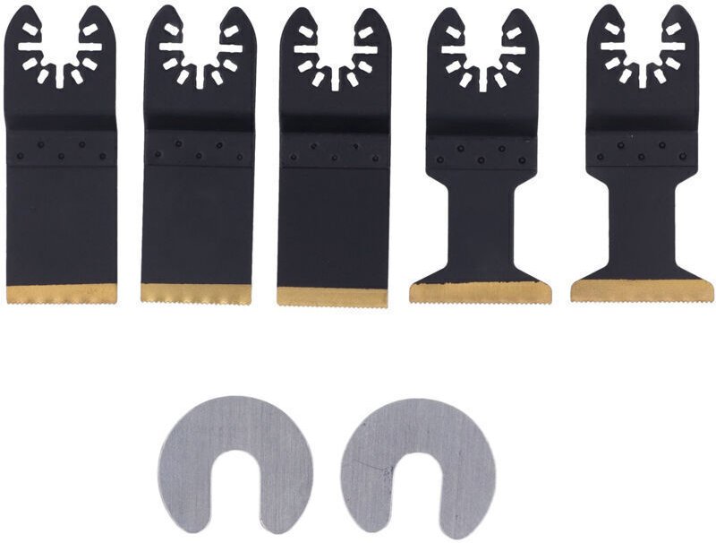 Jeffergarden 5-teiliges Universal-Oszillationssägen-Set mit Titanbeschichtung für Metallbearbeitung