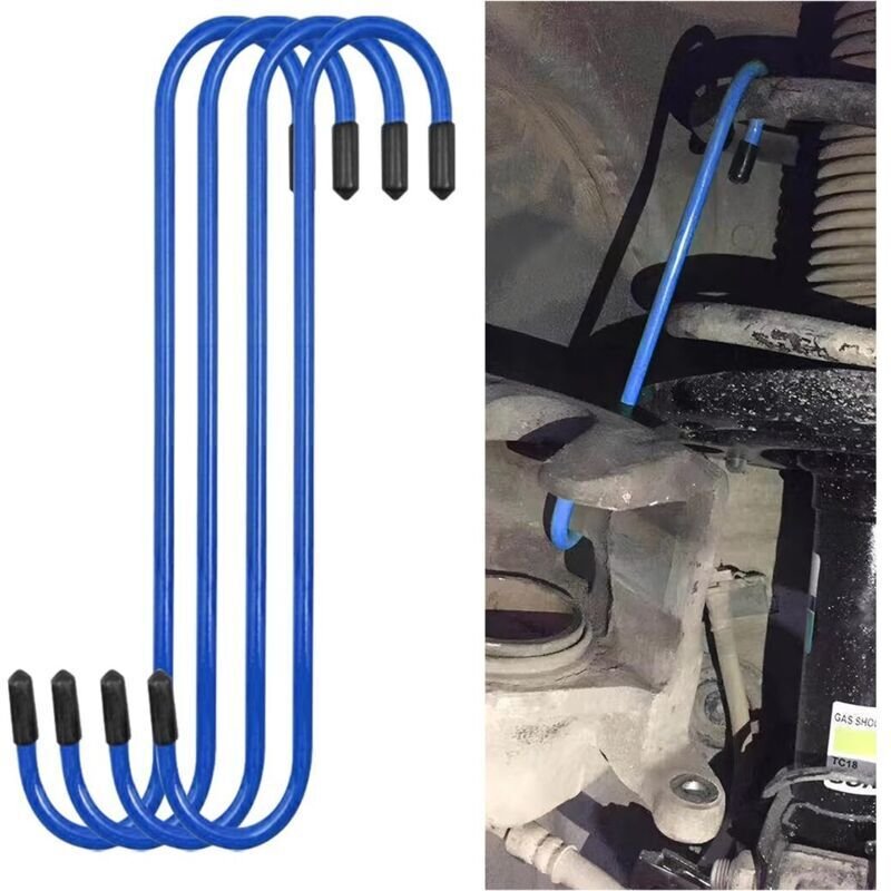 4 Stück Bremszangenhaken, Bremszylinderhaken aus Metall, Bremszangenhaken aus Metall, Kfz-Bremszangenwerkzeug mit Gummis...