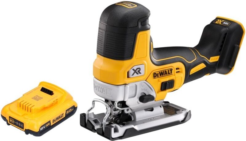 DeWalt DCS 335 N Akku Stichsäge 18 V 135 mm Brushless + 1x Akku 2,0 Ah - ohne Ladegerät