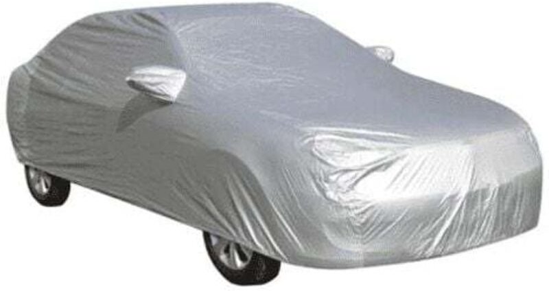 Autoabdeckung Outdoor Autoabdeckung Sonnenschutz Anti-UV Schneestaub Autoabdeckung 520x180x120cm Limousine Silber xxl - ...