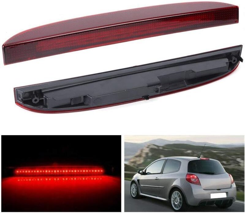 Dritte Bremsleuchte (obenliegend), rot, Teilenummer 7700410753, passend für Renault Clio II 1998–2005.