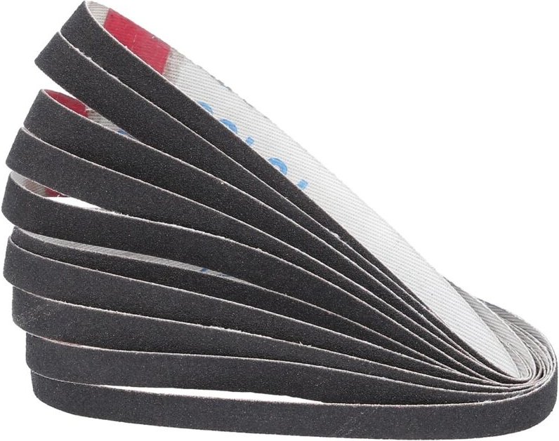 Brilliant Tools - Schleifbänder für Druckluft-Bandschleifer, Körnung 120