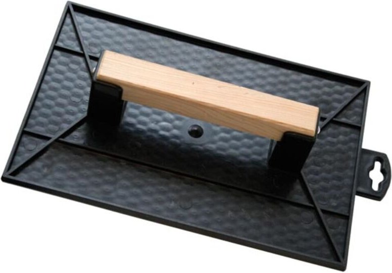 Toolland Reibebrett, Kunststoff, Holzgriff, 270 x 170 mm