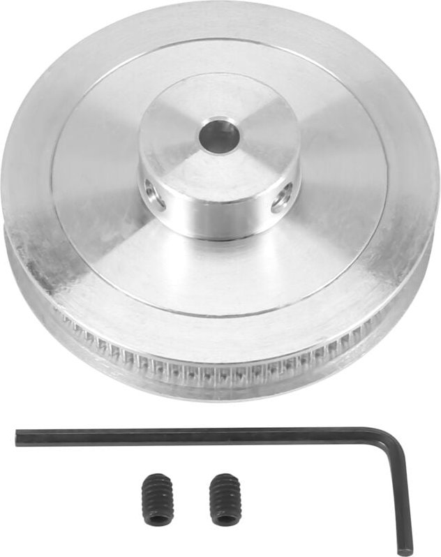 5mm Bohrung 80T Riemenscheibe Synchronrad 2GT Zahnriemen 80 Zähne für 2,4 3D-Drucker 6mm Breite