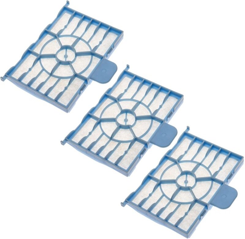 Filterset 3x Motorschutz-Filter kompatibel mit Bosch BGL2UB11CH, BGL2UB132, BGL2UC110, BGL2UK1700, BGN21700, BGLS2FRESH ...