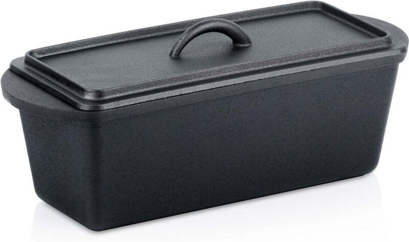 Bread pan with lid cast iron cast line 35 cm 3 l