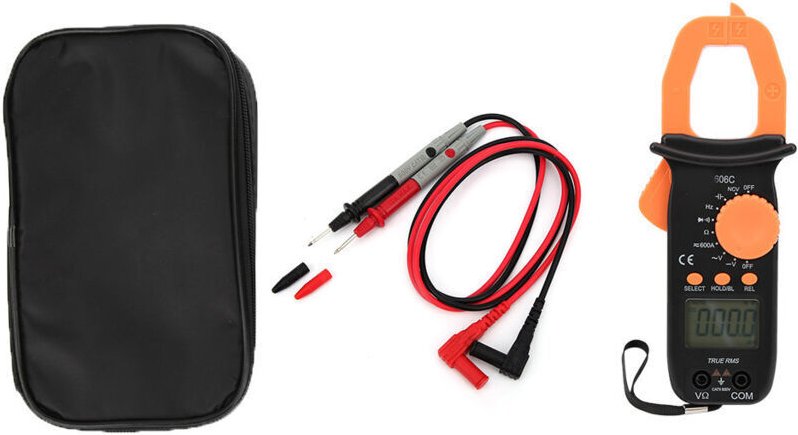 Tragbares, vielseitiges digitales Zangenmessgerät mit hintergrundbeleuchtetem LCD-Bildschirm