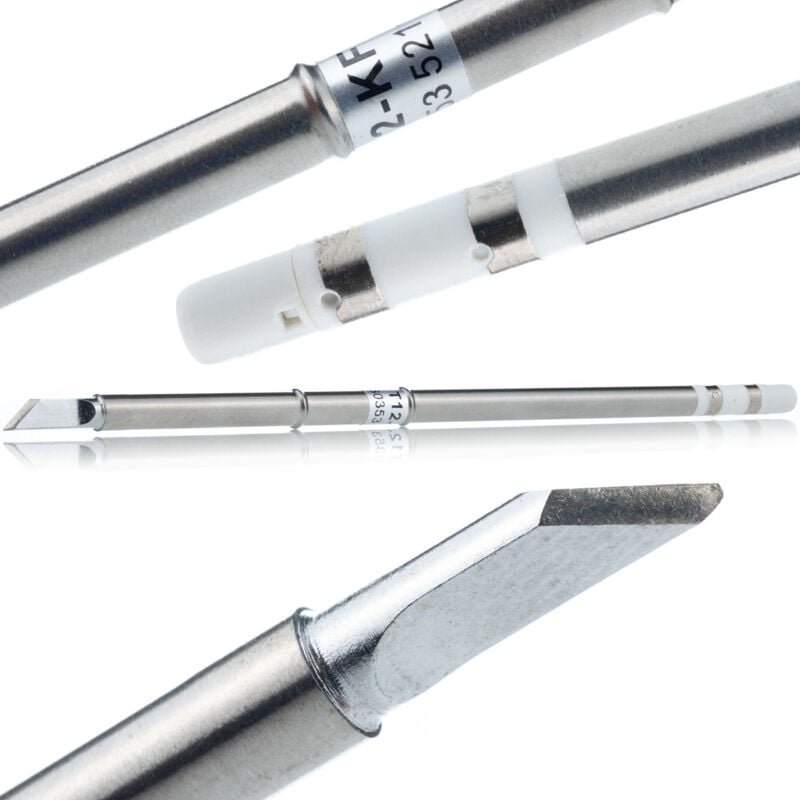 Rosfix T12-KF Lötkolbenspitze mit Heizelement – Integrierter Temperaturfühler Schnelle Aufheizung auf 300°C in 10s Kompa...