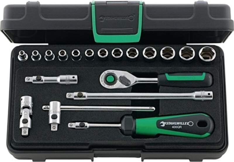 Steckschl.-Grt. 1/4' 22tlg. 40/13/6QR - Stahlwille